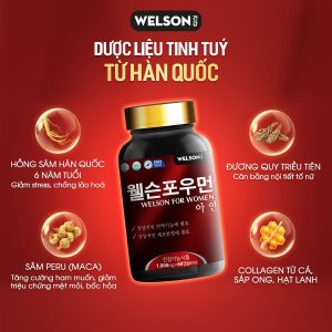 viên uống tăng cường sinh lý nữ welson for women 3