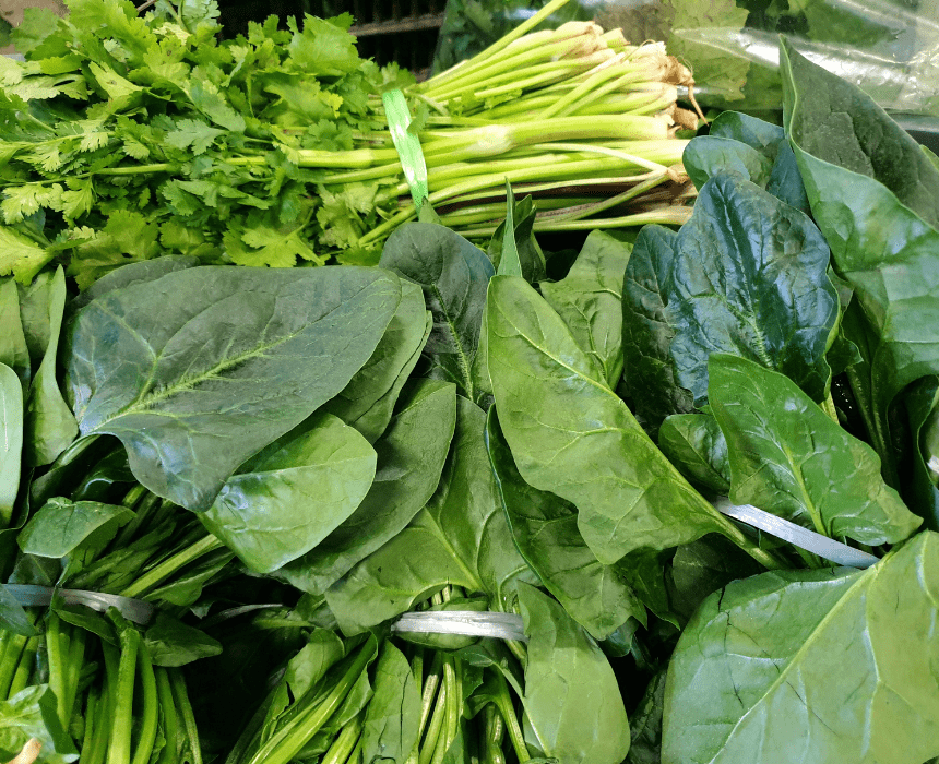 Các loại rau có màu xanh đậm là nguồn cung cấp vi chất dinh dưỡng tuyệt vời