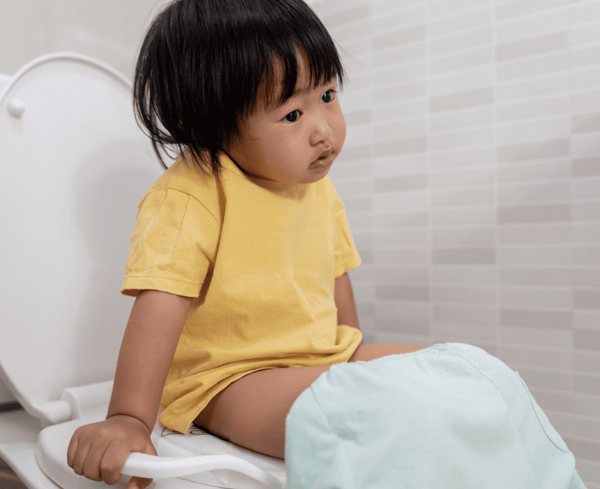 Trẻ có thể bị táo bón hoặc khó tiêu vì sử dụng đông trùng hạ thảo