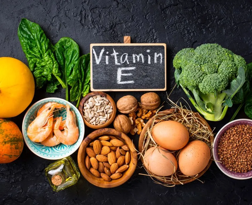 Vitamin E có vai trò bảo vệ tinh trùng khỏi tổn thương do gốc tự do, giúp cải thiện khả năng di chuyển và chất lượng tinh trùng