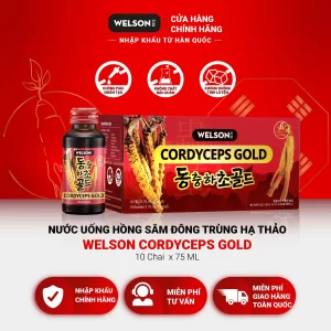 Nước hồng sâm đông trùng hạ thảo- Welson Cordyceps Gold