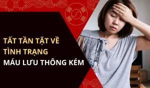 máu lưu thông kém