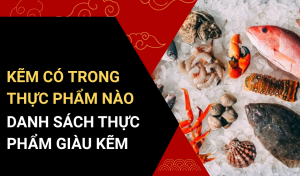 Kẽm có trong thực phẩm nào
