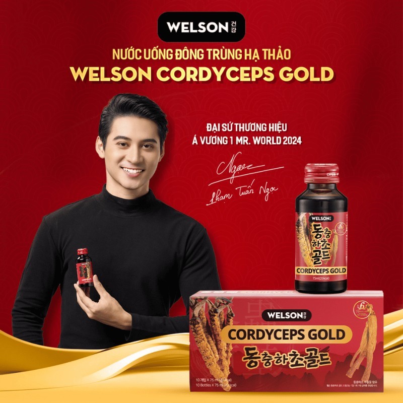 THỰC PHẨM BỔ SUNG: NƯỚC UỐNG ĐÔNG TRÙNG HẠ THẢO – WELSON CORDYCEPS GOLD