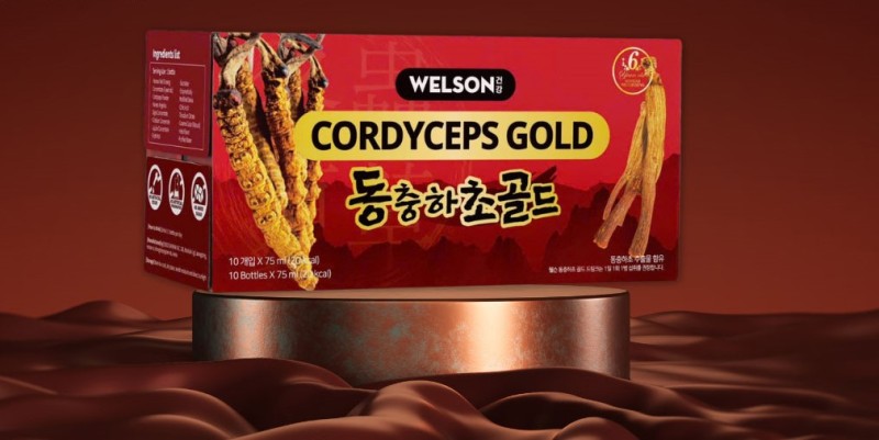 Đông Trùng Hạ Thảo Dạng Uống Welson Cordyceps Gold - Lợi Ích Vàng Cho Sức Khỏe