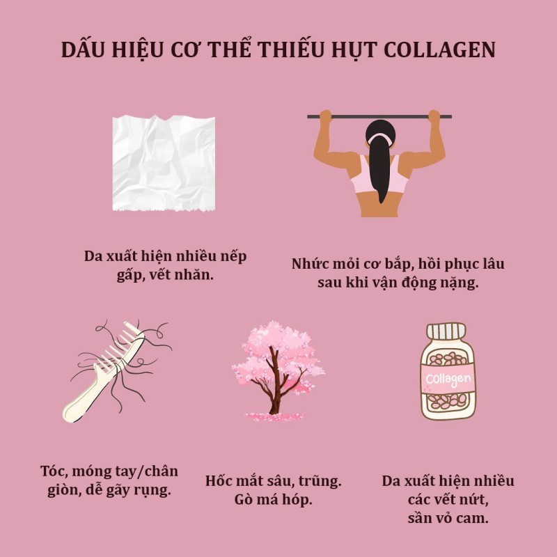Dấu hiệu thiếu hụt collagen: Nhận biết từ làn da đến sức khỏe tổng thể