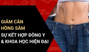 giảm cân hồng sâm