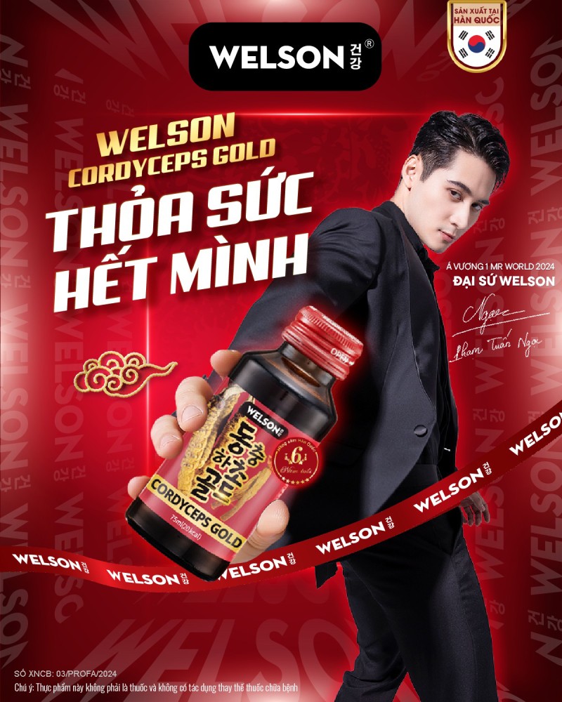 Nước uống đông trùng hạ thảo – Welson Cordyceps Gold: Giải pháp chăm sóc sức khỏe thế hệ mới
