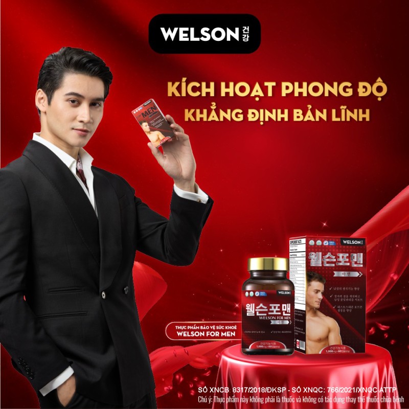 TPBVSK Welson For Men – Giải pháp hỗ trợ testosterone từ tự nhiên