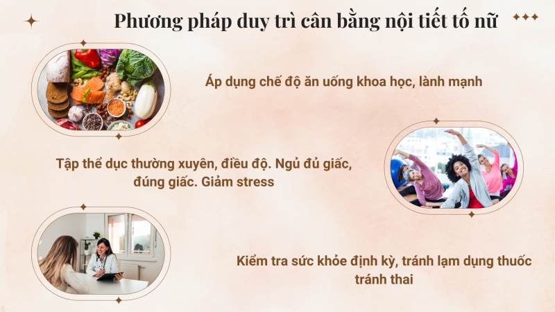Làm gì để cân bằng nội tiết tố tự nhiên?