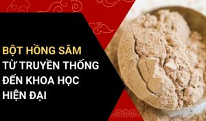 bột hồng sâm